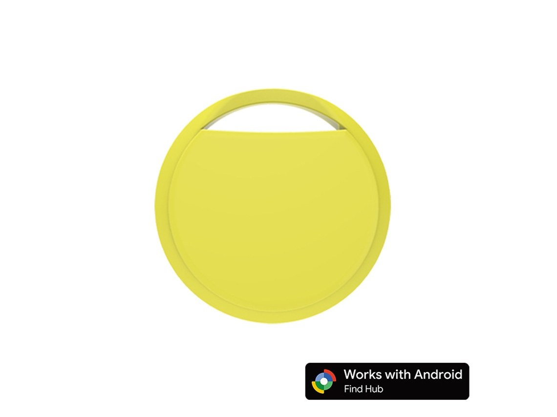 Mini Tracker Anti perda Dispositivo DIGITALLAB para Androidfind Hub Amarelo