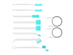 Kit De Limpeza Para Máquinas De Gelo Com 10 Escovas E 2 Escovas Em Forma De Gancho.