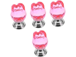 Conjunto De 4 Peças Para Limpeza De Vaso Sanitário Com Botão Fofo