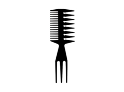 Pente De Desembaraçar Cabelo, Preto