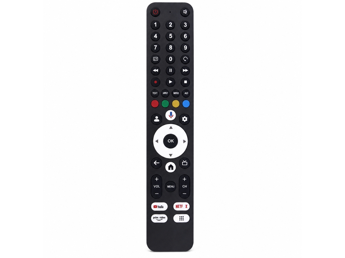 Comando À Distância Ir Rc2101 Compatível Com Tv Lcd Sharp, Sem Função De Voz_dae