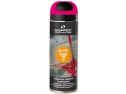 Marcador De Construção Fluorescente S Mark 500 Ml Cherry Fluo Soppec