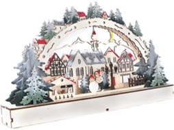 Noel Lumineux, Maison Lumineuse, Flocon Neige En Bois,