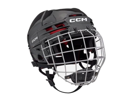 Capacete de Hóquei no Gelo Combo Ht70C Tac Preto Mccm