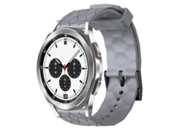 Pulseira De Silicone De Cor Sólida Com Estampa De Futebol Para Samsung Galaxy Watch 4 Classic 42mm 20mm