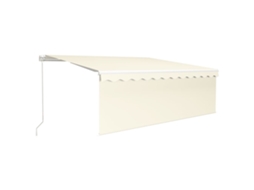 Retractable Awning, Retractable Awnings Vidaxl Creme Alumínio (4 X 3 M)