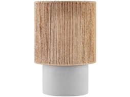 Tectake Lâmpada De Mesa Klea De Juta Em Estilo Boho, 60w, Natural