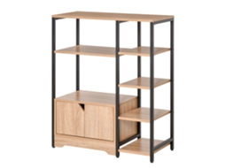 Estante de Cubos com 6 Prateleiras Branco ZACHARY