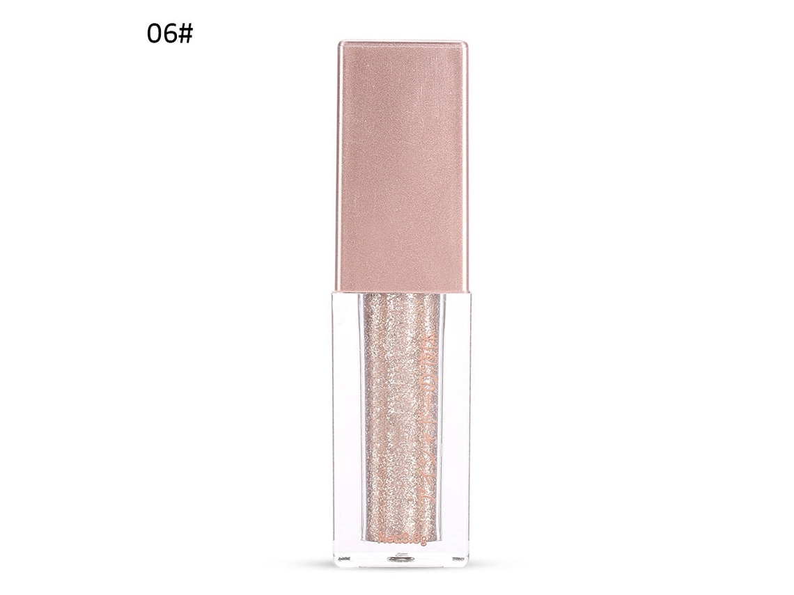 Sombra De Ojos Líquida De Brillo Duradero Y Lápiz De Ojos En Gel 6 Marrón Sexy Maquillaje Para Ojos