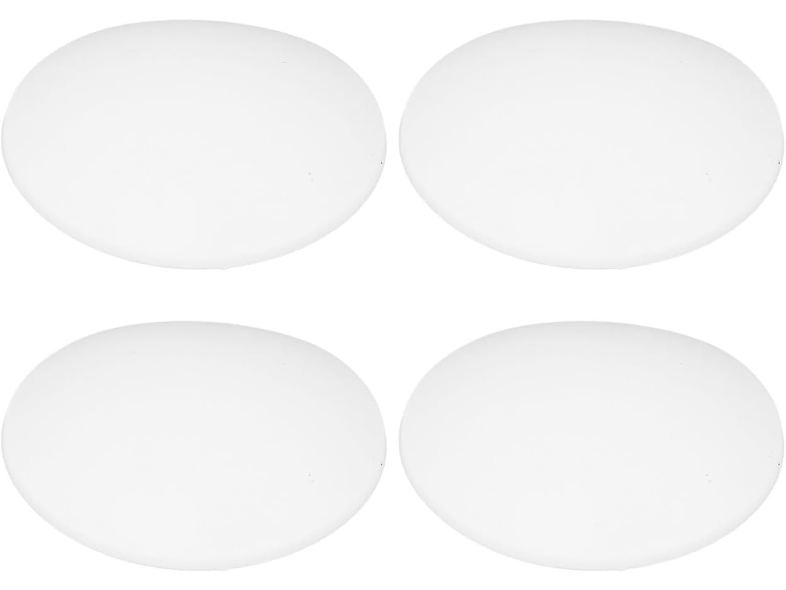 Protetor De Maçaneta Tidtaleo Com Redução Ruído, 4 Peças, Plástico Branco, Design Flexível Para Parede