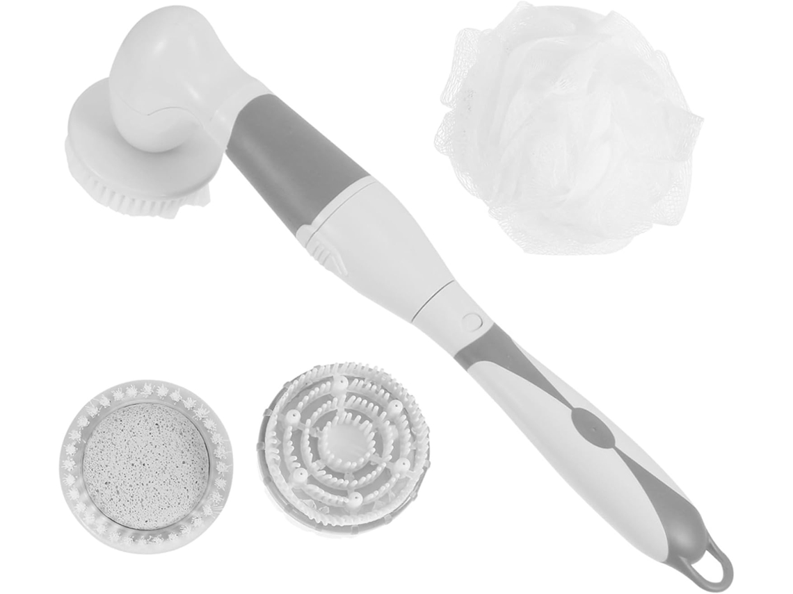 Lurelia Acessório De Duche Com Escova Para Costas, Massagem Suave E Portátil, Rotina Spa Leve
