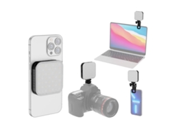 2026 luz Led Mini para Vídeo, Luz de Conferência para Laptop com Clip, Compatível com Telefones Inteligentes e Iphone