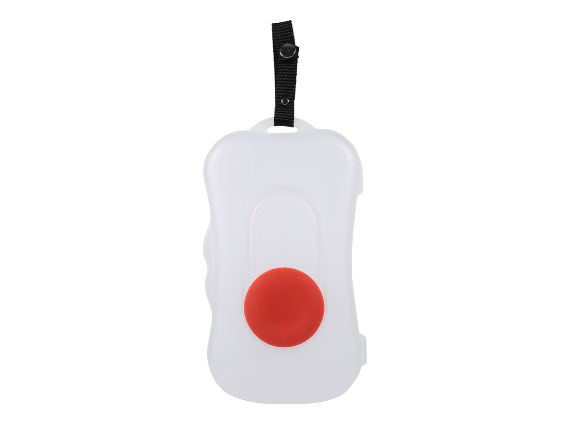 Primerox estojo Portátil para Toalhinhos Úmidos Bebê com Cordão e Selo de Fechamento Translúcido