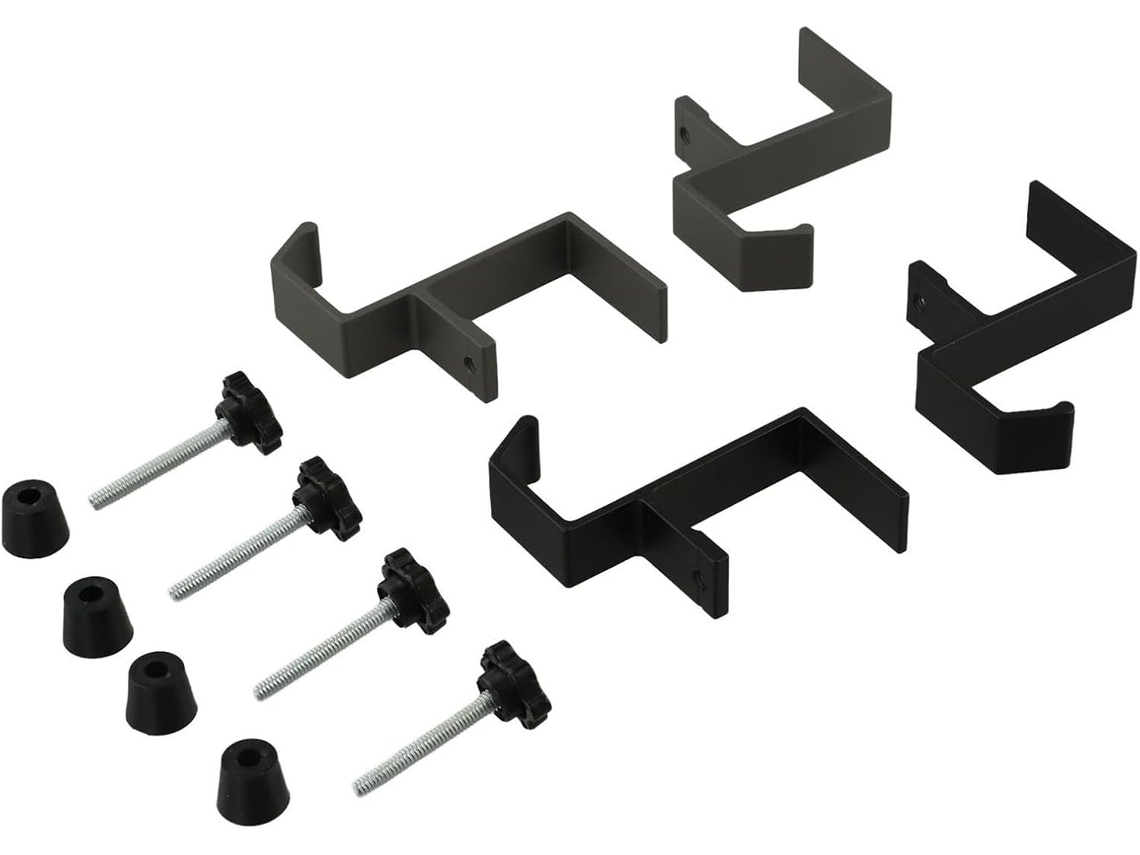 Conjunto De 4 Ganchos Para Mesa Com Mecanismo Ajustável, Ideais Para Pendurar Fones De Ouvido E Outros Itens