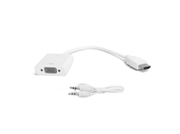 Cabo Conversor Interface Multimídia Hd para Vga, com Áudio 3.5mm, para Chromebook, Raspberry Pi, Xbox | S/MARCA