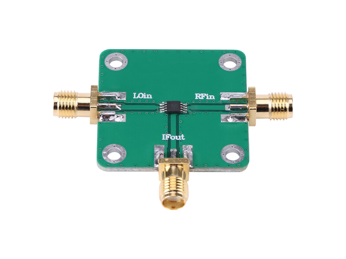 Misturador de Radiofrequência Duplamente Balanceado Rf Rfin=1.5 4.5ghz Rfout=dc 1.5ghz Lo=312 Sma Fêmea