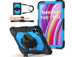 Lurelia Capa Para Xiaomi Pad 7 E 7 Pro (com Compartimento Para Caneta), Silicone, Preto, Proteção Contra Quedas, Design Funcional