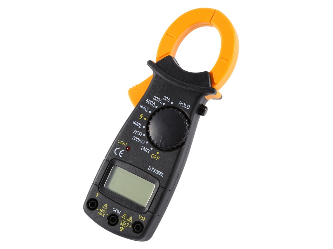 MEDIDOR DE ALICATE YURU 600A com temperatura e capacitância