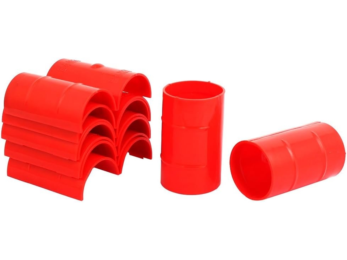 Abraçadeira Vermelha para Tubo de Ar Condicionado Central, 50 mm de diâmetro CHABERLU