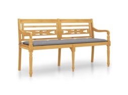 Banco VIDAXL Marrom Teca (150x51.5x84 cm)