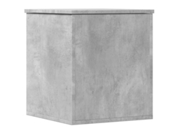 Storage Box, Storage Boxes Vidaxl Cinzeto Madeira Processada (40 X 42 X 46 Cm)