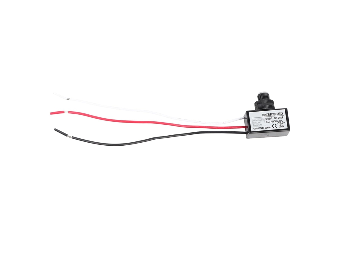 Interruptor Fotoelétrico Hilitand Com Sensor De Luz, Controle Automático Liga Desliga, 120v 277vac, Para Iluminação De