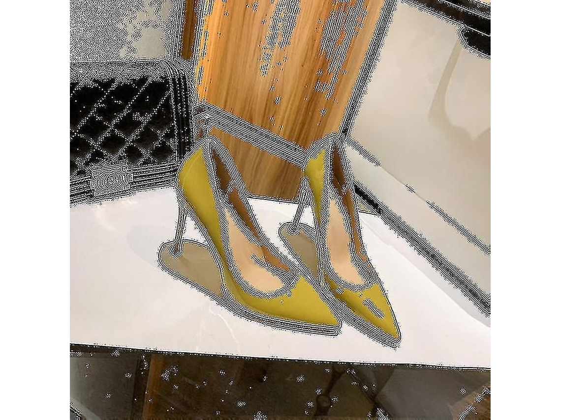 2026 zapatos de Tacón Alto Delgado para Mujer Con Punta Aguda, Suela Roja, 6cm, 8cm, 10cm, Cuero Patentado, Verano, Fiesta, Novia
