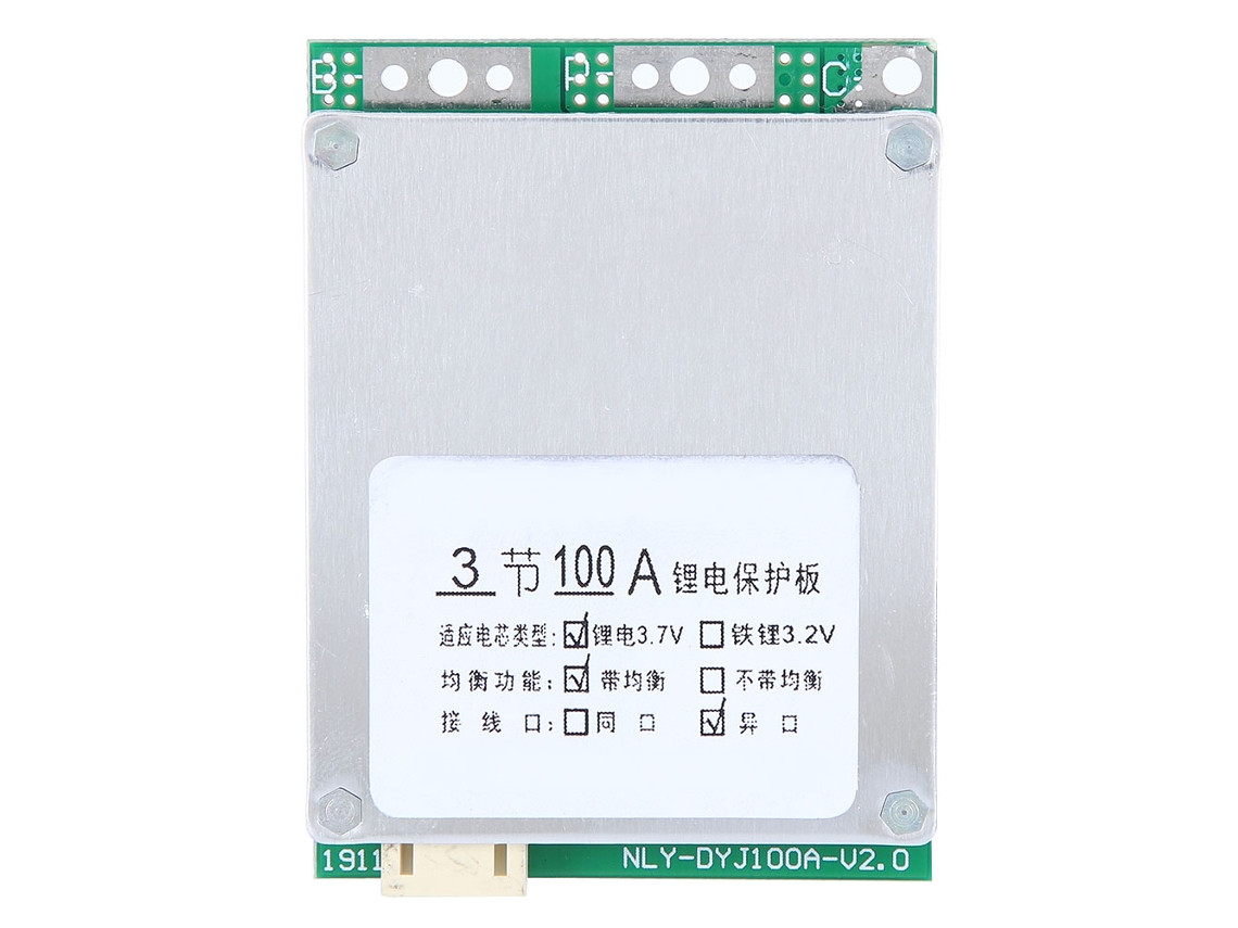 Placa de Proteção Bms 3s 12v 100a YURU