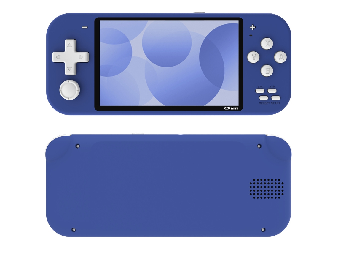 Consola De Jogos X20mini Hd Portátil Com Tela De 4,3 Polegadas E Mais De 2.000 Jogos Integrados Cuich (azul)