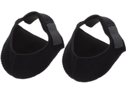 Protetor De Calcanhar Antiderrapante Silicone Holibanna, Com Orifício Para Fixação, Confortável E Com Absorção De