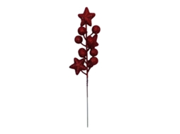 Laxiscreed Arranjo De Flores Com Estampa De Ouro Em Foam Vermelho De 21cm Para O Dia Da Independência