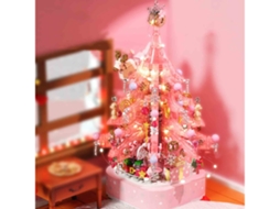 Brinquedo de Montar Caixa de Música Giratória Decorativa Natal, Educativo, Divertido, Ergonômico, Uso Diário STELASPLEN