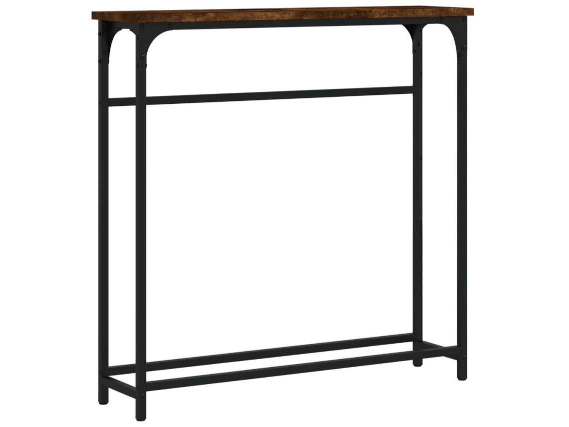 Console Table, Console Tables Vidaxl Marrom Madeira Processada (n/a)