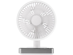 Ventilador Usb Portátil Com Relógio Em Tempo Real - Refrigerador De