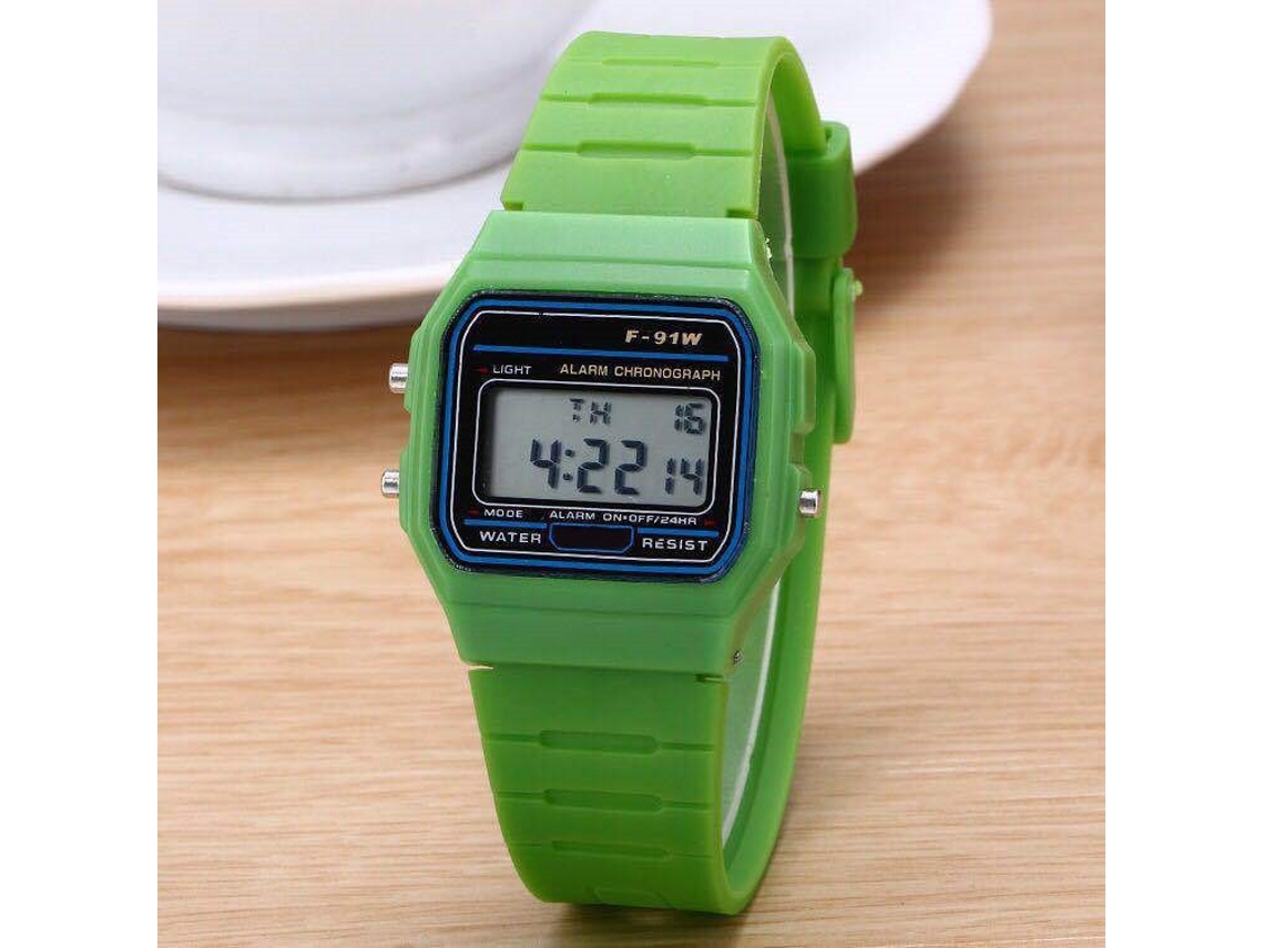 Relógio Esportivo Digital Masculino de 55mm com Luz Led MDUG