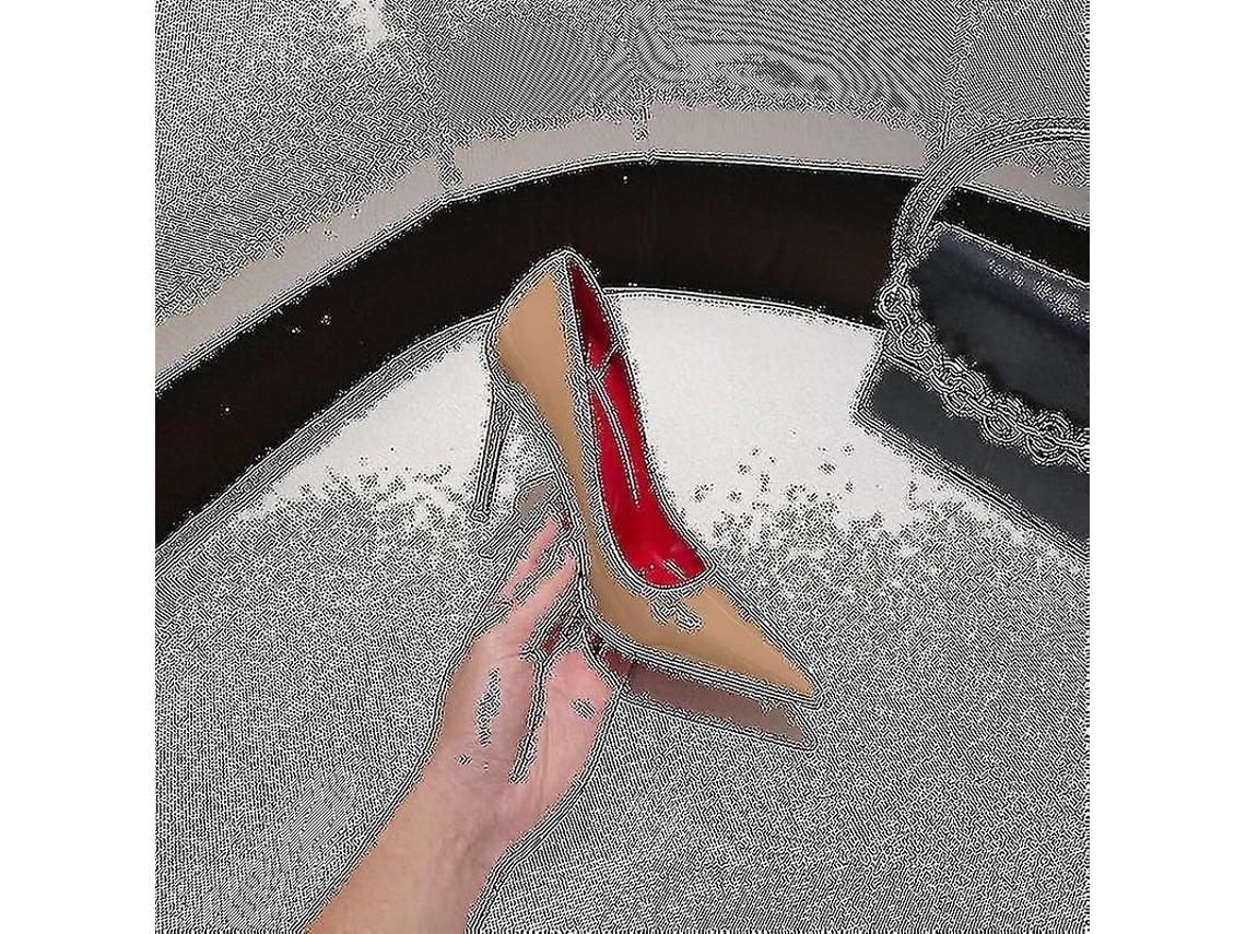 2026 zapatos de Tacón Alto Delgado Puntas Negras de Cuero Patente para Mujer, 6 10cm, Ocasiones de Fiesta Y Boda