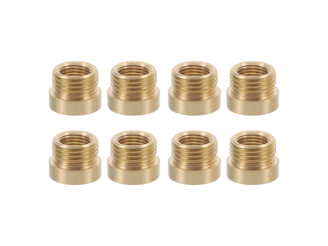 Valiclud Conjunto De 8 Adaptadores Roscados Cobre Para M10, Porca