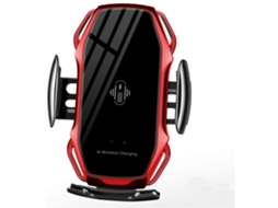 Carregador Sem Carro Sensor Toque Clipe Retrátil Carregamento para iPhone XS/Xs Max/Xr YIZHOOD Vermelho