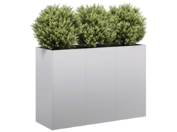 Vidaxl Planter 120x40x80 Cm Aço Galvanizado