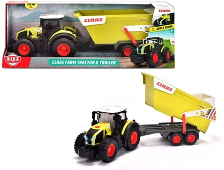 Carrinho DICKIE Tractor Con Trailer Claas 64  Cm. (Idade MÃ?Â?Ã?Â?Ã?Â?Ã?Â­nima: 3 Anos)