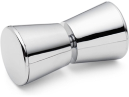 Puxador Botão Para Porta De Chuveiro Cromado Em Formato Cone, Elegante, Da Shower Part