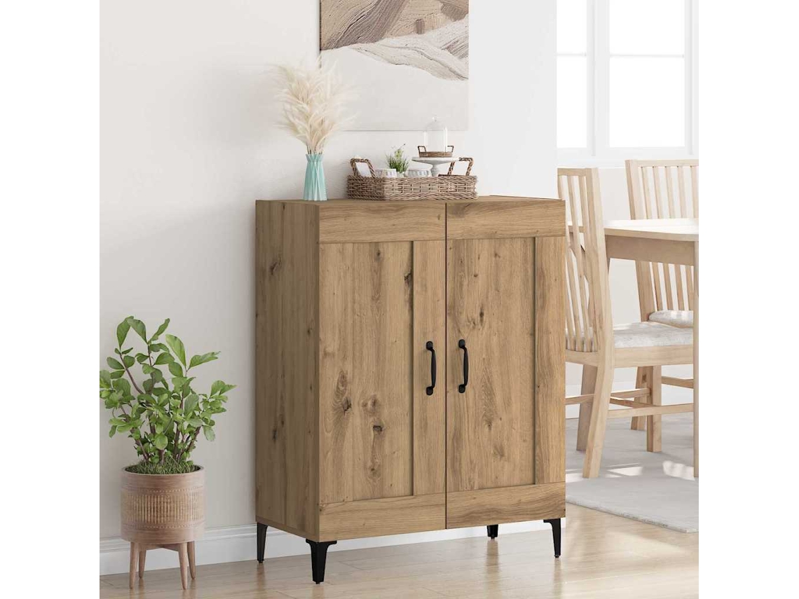 Vidaxl Buffet Carvalho Artesanal 69,5 X 34 X 90 Cm Madeira Processada