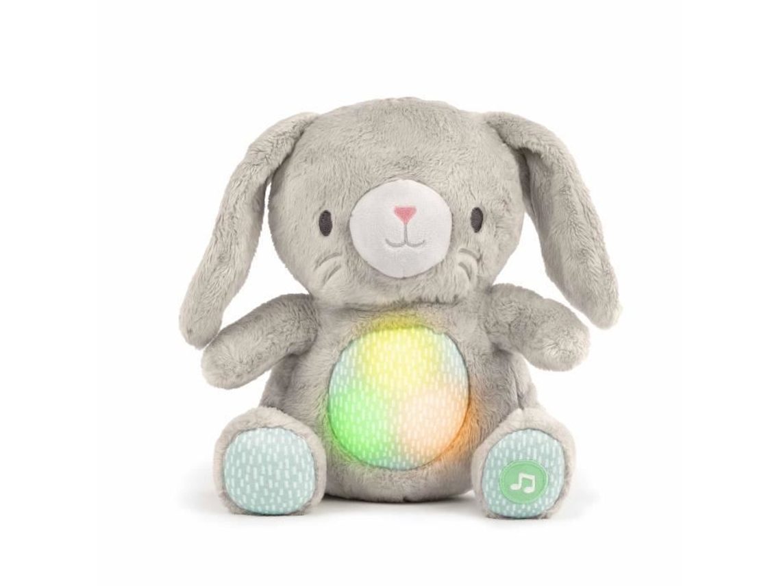 Doudou Bebê Coelho Sylvi, Pelúcia, Melodias E Vibrações Calmantes, Luminoso, Presente De Nascimento Ingenuity