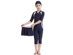 2026 traje de Baño Islámico para Niñas Modesto Burkini de Playa Niños Traje de Natación Niña