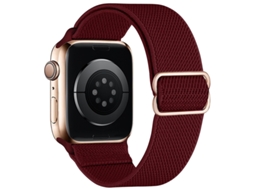 Bracelete Para Apple Watch 38/40/41/42mm Borgonha Cuich