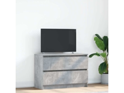 Vidaxl Móvel De Tv 80x35x54 Cm Derivados De Madeira Cinzento Cimento