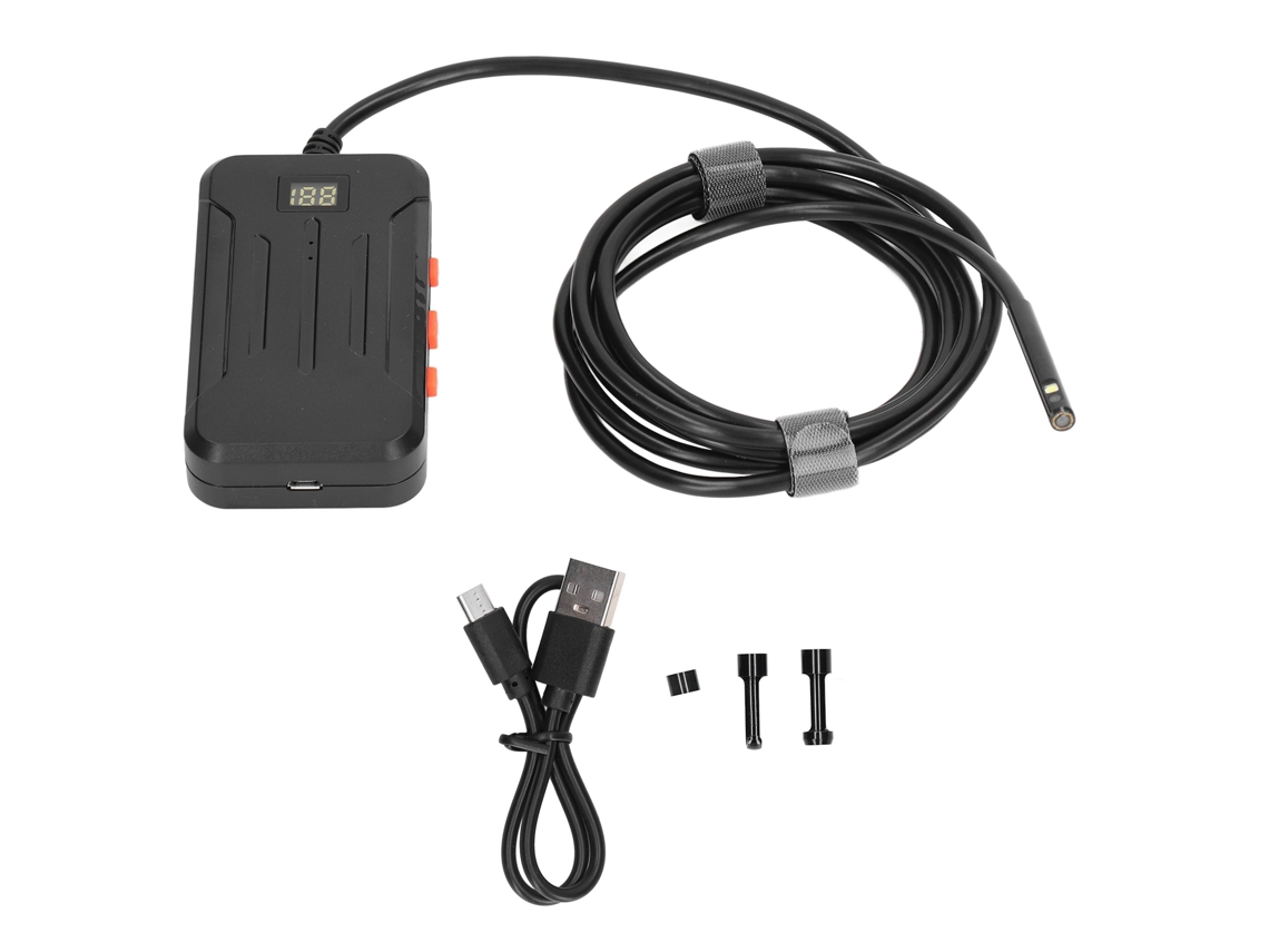 Endoscópio Industrial Duas Câmeras 1080p Hd Wifi Ip68 Resistente À Corrosão para Limpeza de Tubulações Construção Naval 5.5mm