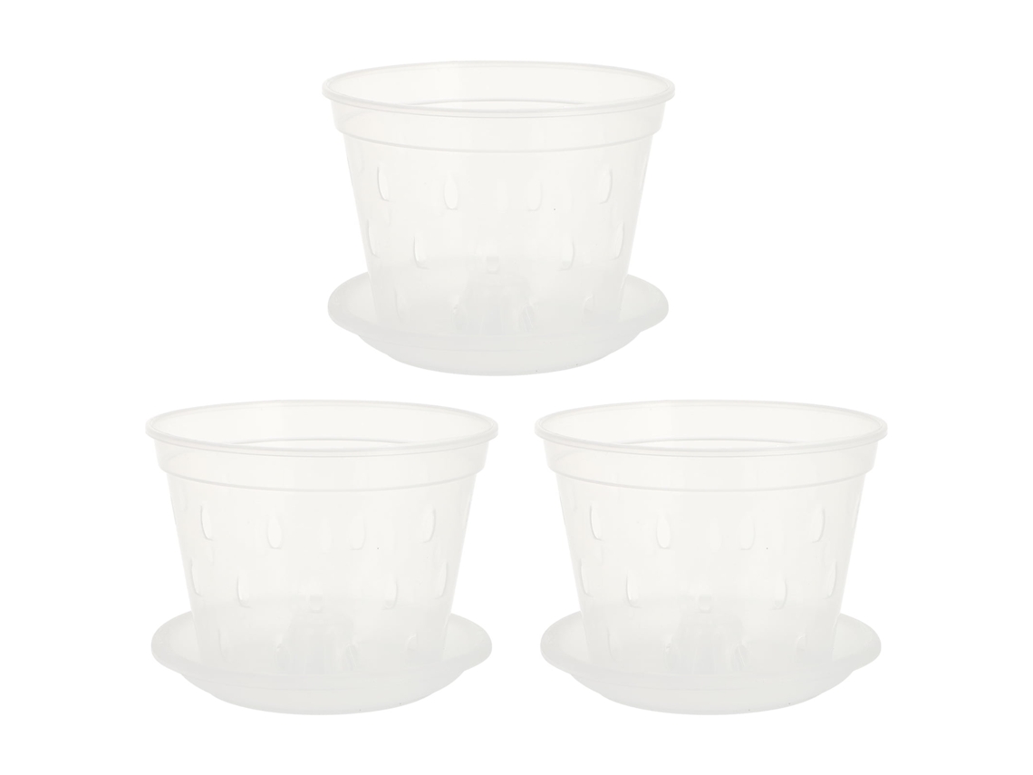 Macetas De Malla Transparente Para Orquídeas