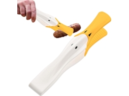 Pinça De Cozinha – Design Bico Pato Em Silicone, Utensílio De Preenchimento Resistente Ao Calor, Espátula Com Cabo