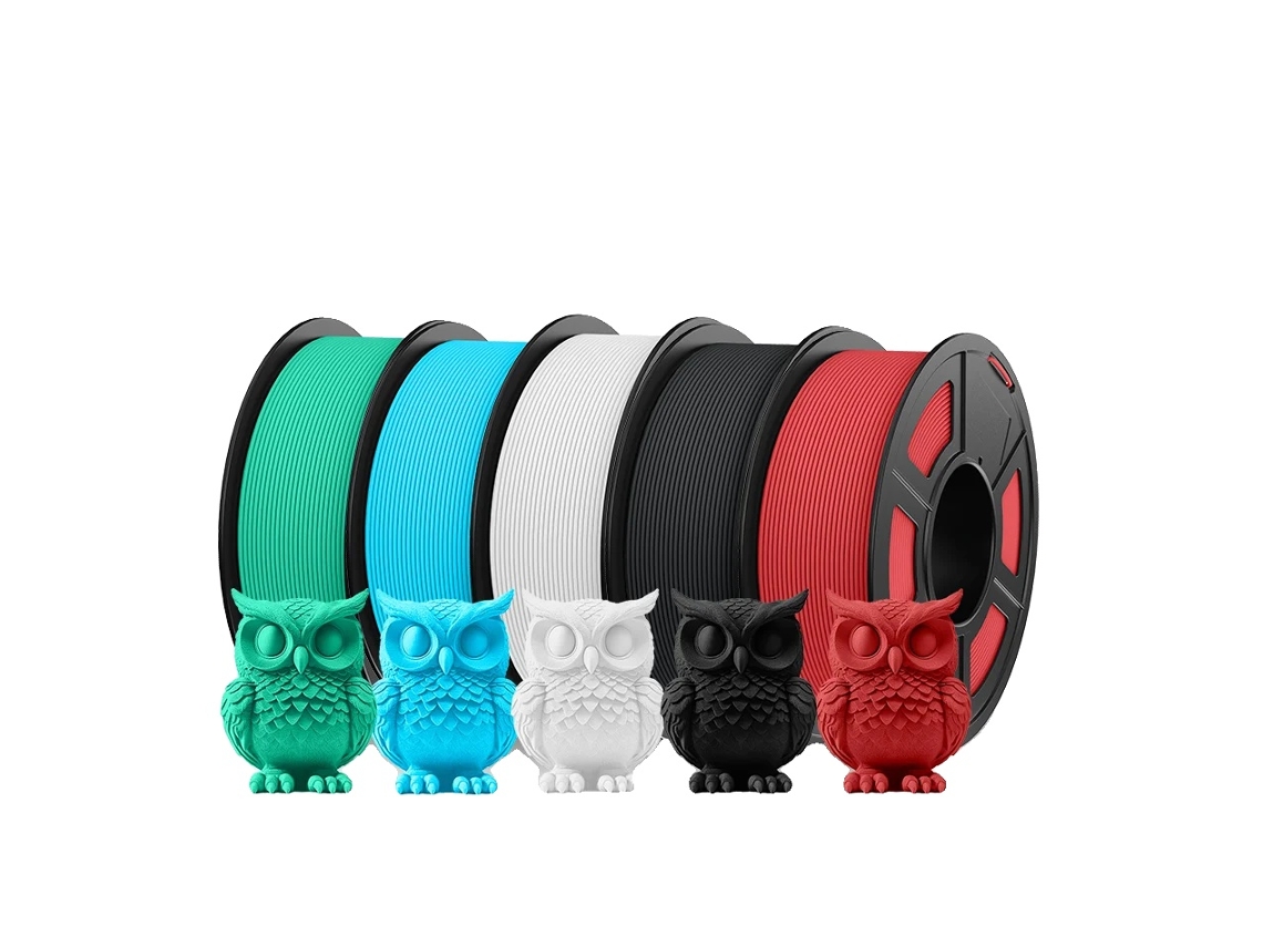 Filamento PETG De Alta Velocidade, Diâmetro 1,75mm, Acabamento Fosco Suave, HSPETG Mix 7, 5 Rolos OEM